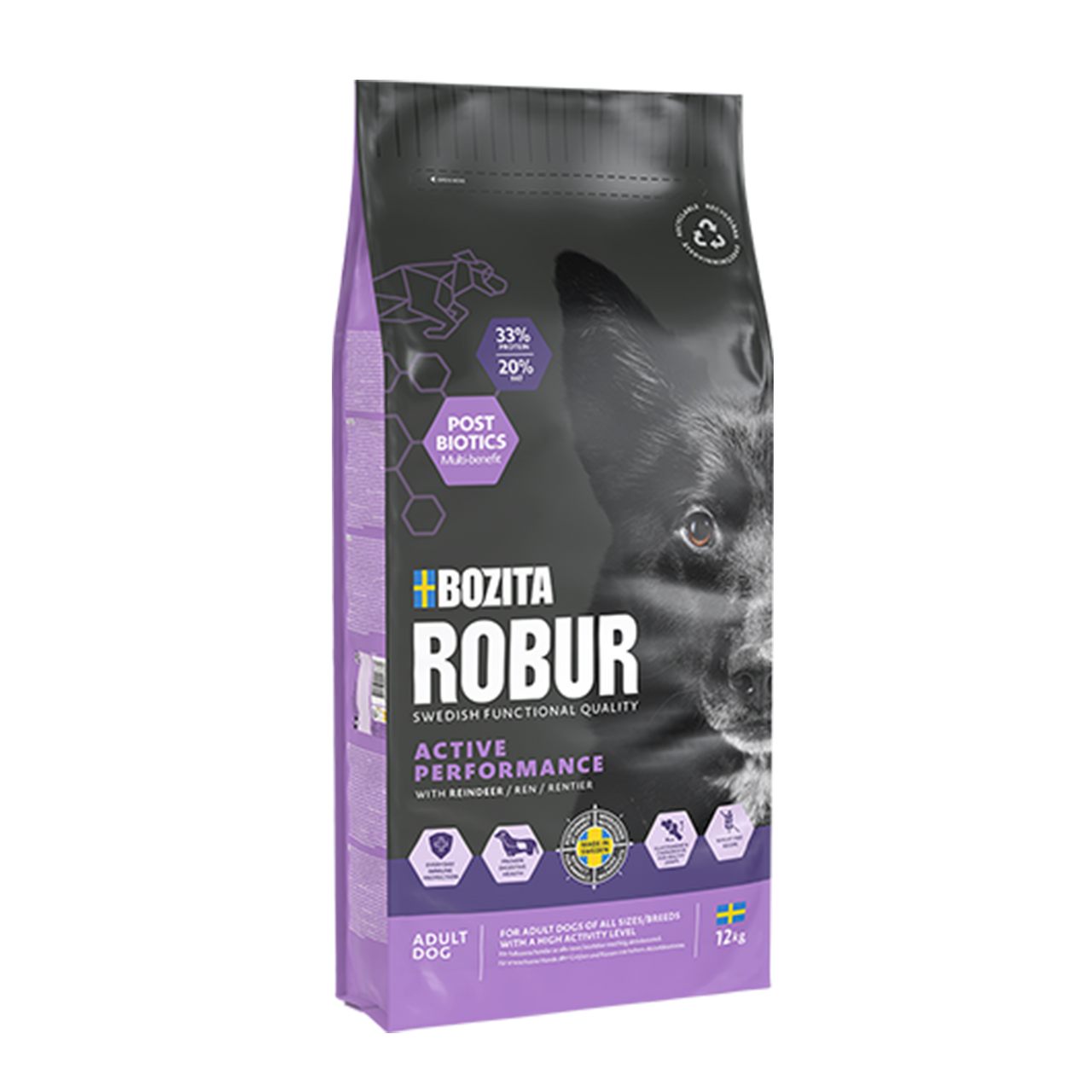 Bozita Robur Adult Active Performance Reindeer 12 kg
