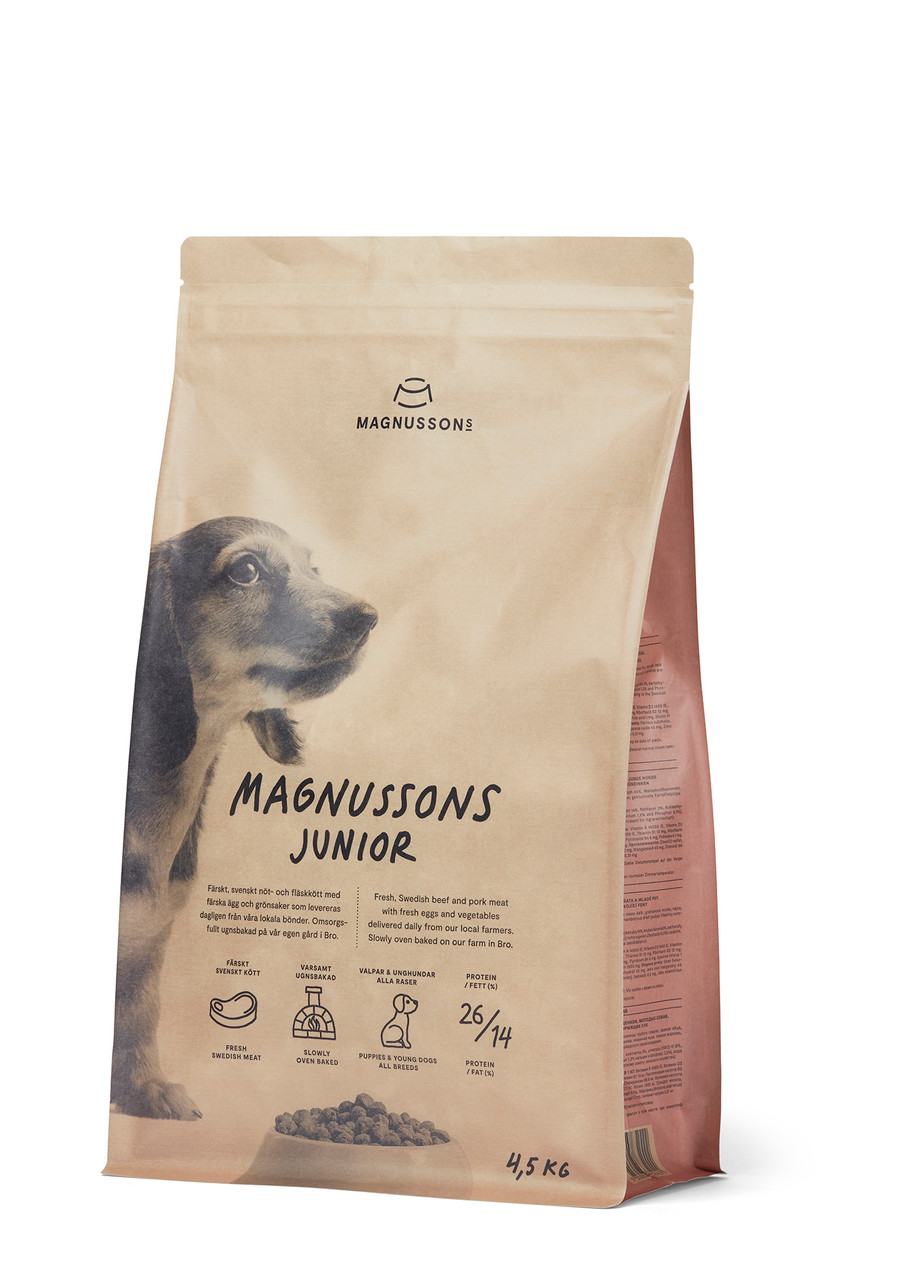 Magnussons Junior Hundfoder – 4,5 kg