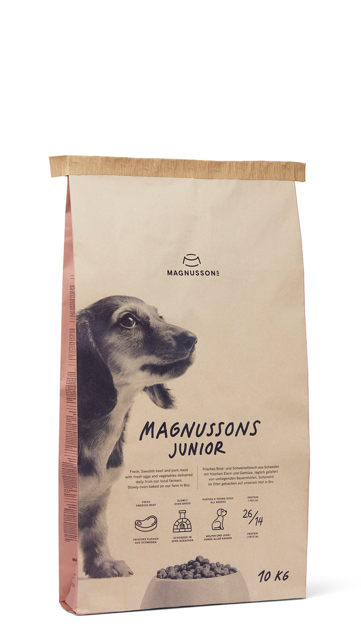 Magnussons Junior Hundfoder – 10 kg