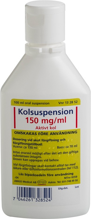 Aktivt Kol - 100 ml