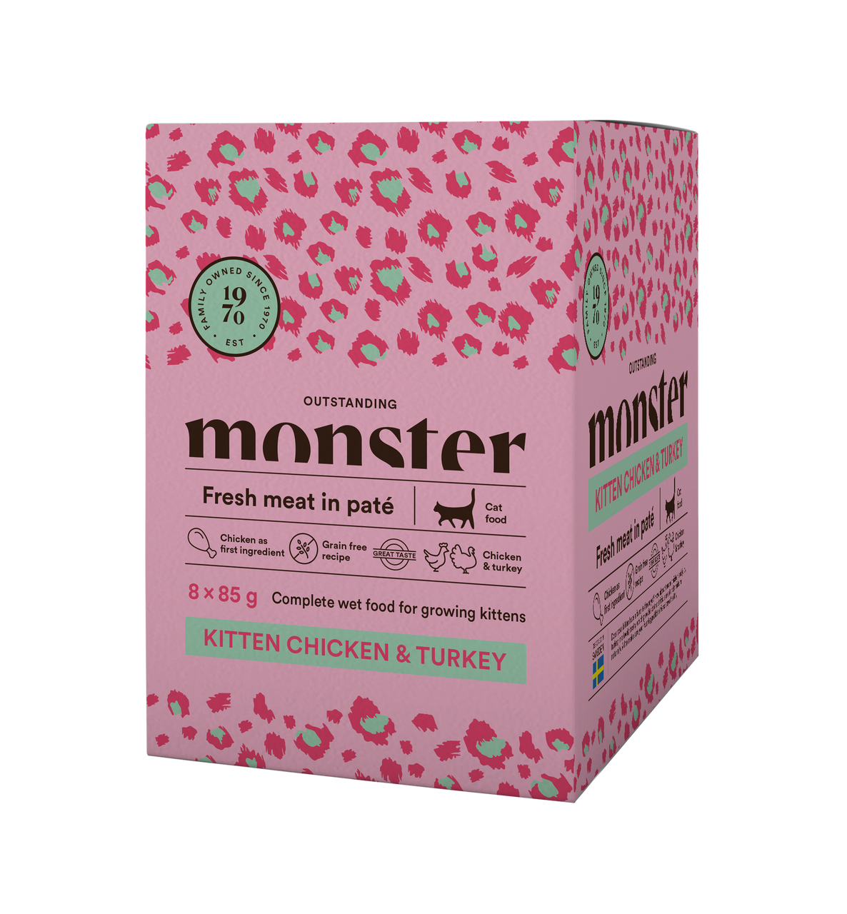 Kitten Pouches Chicken/Turkey - 8 x 85 g