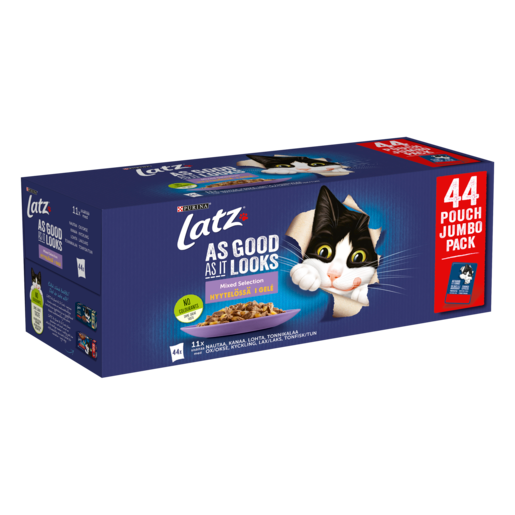V&aring;tfoder Favoritr&auml;tter 44-pack f&ouml;r Katt - 44 x 85 g