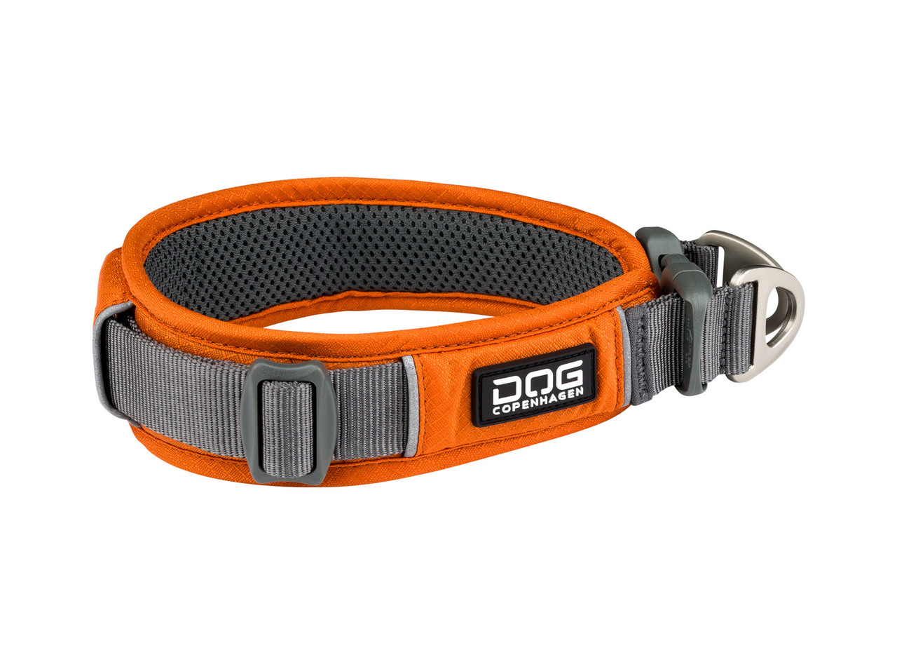 DogCopenhagen Urban Explorer Collar – XS / Orange Sun