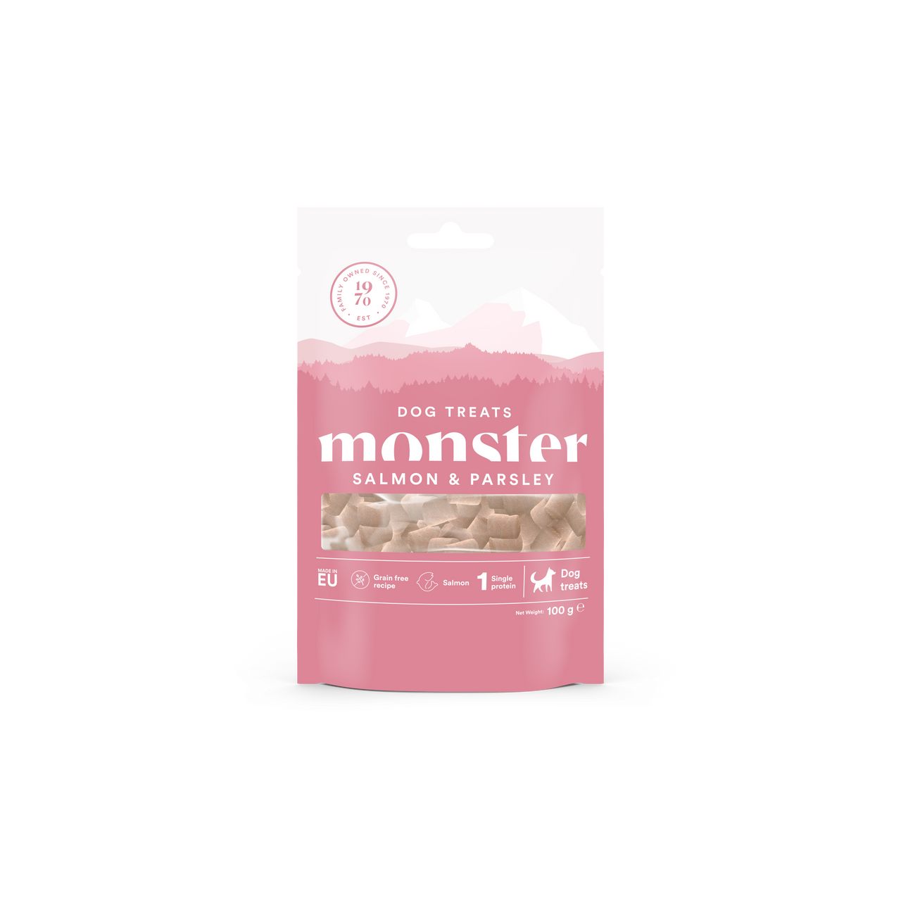 Dog Treats All Breed Salmon & Parsley - 100 g