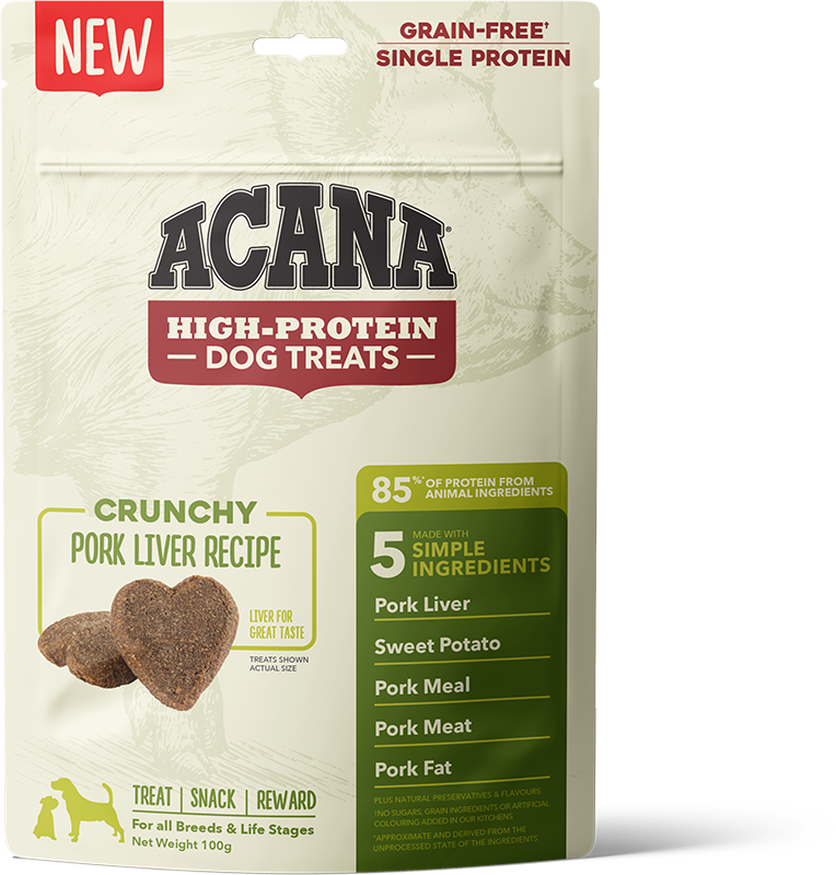 Acana Dog Treats Crunchy Pork – 100 g