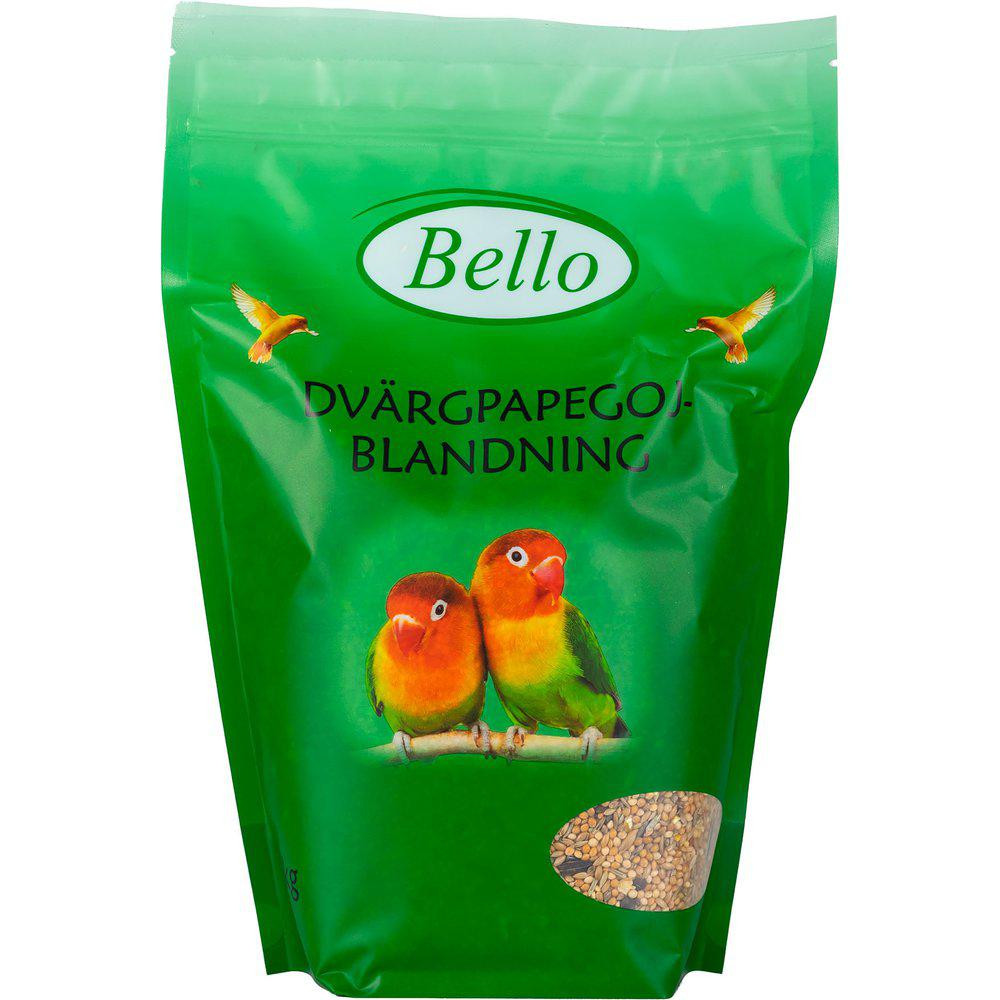 Bello Dvärgpapegoja Premium Foder – 1 kg