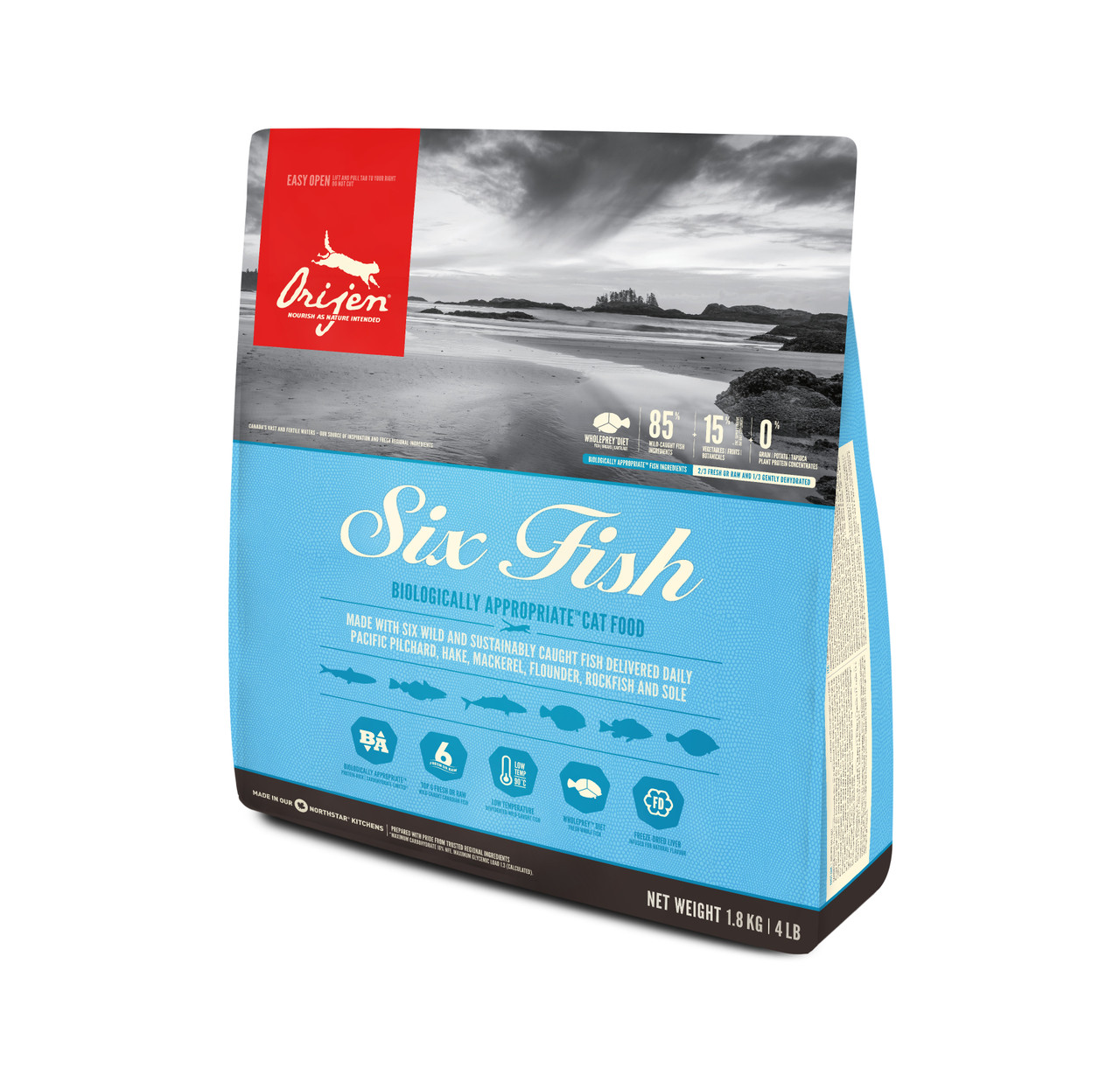 Orijen Cat Six Fish – 1,8 kg