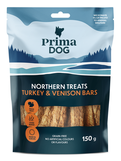 Northern Treat Bars Kalkon & Hjort - 150 g
