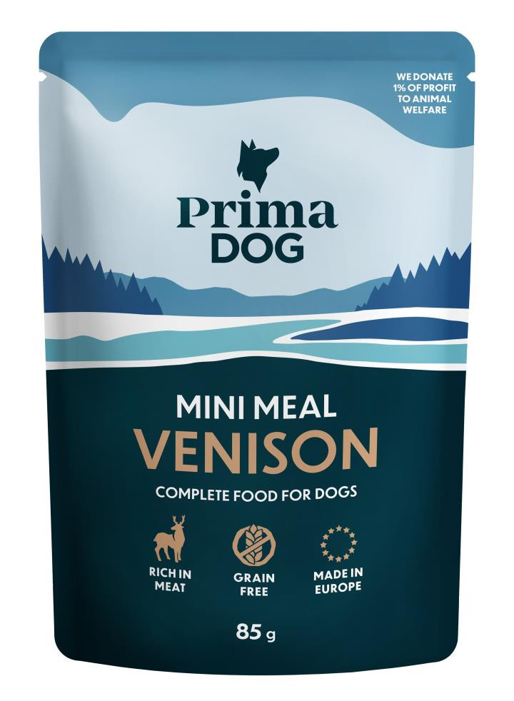 Mini Meal med Hjort för hund – 24 x 85 g