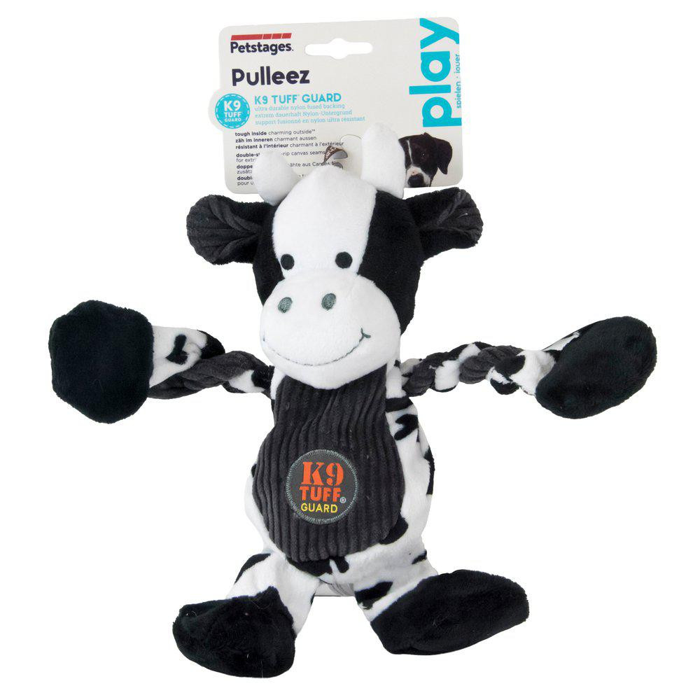 Petstages Hundleksak Pulleez Cow