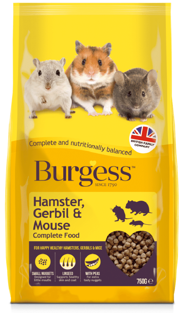 Smaskigt Hamster Gebril & Musfoder – 750 gram