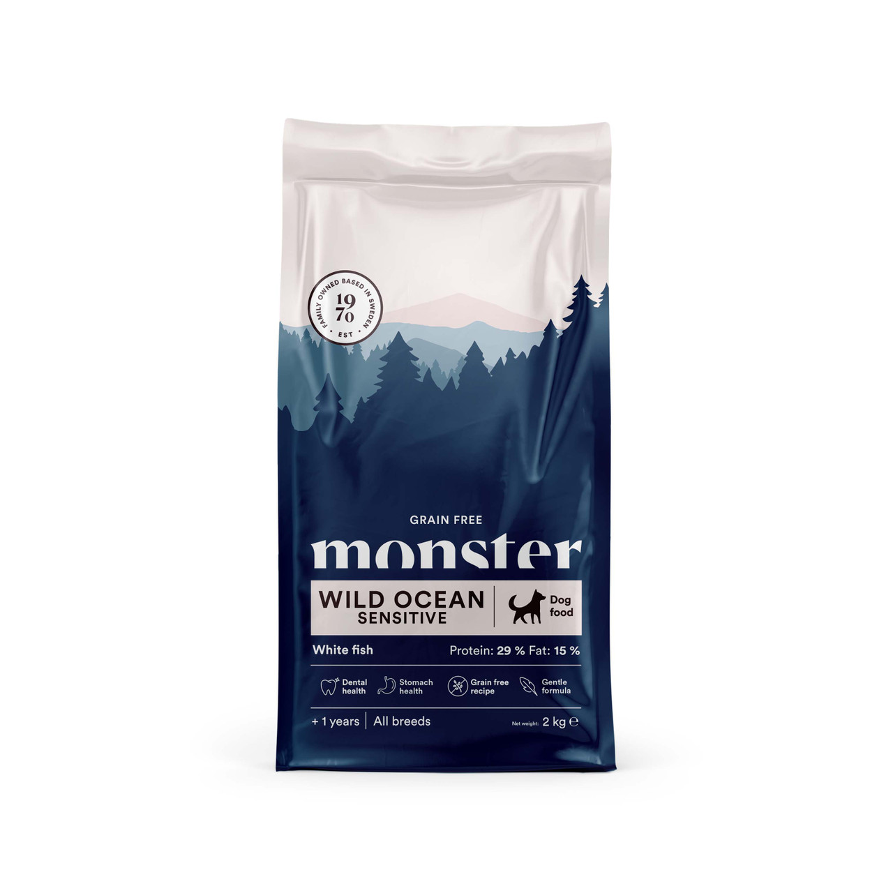 Dog Grain Free Wild Ocean Sensitive All Breed - 12 kg