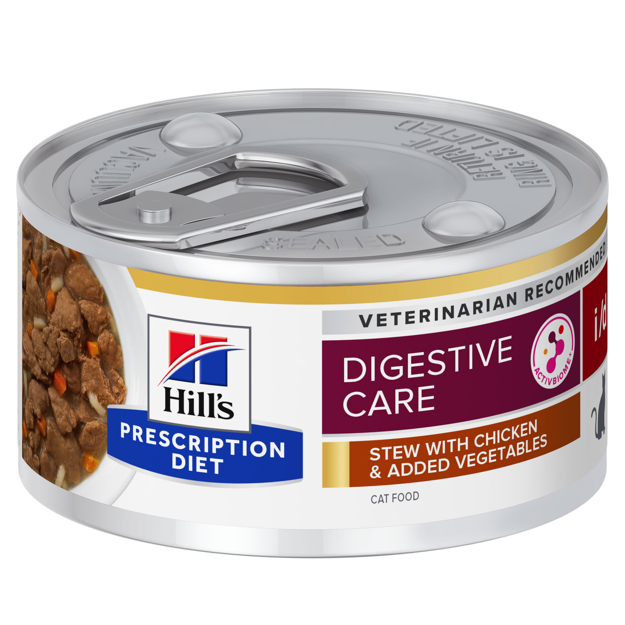 Prescription Diet i/d Digestive Care Stew Kattfoder med Kyckling & Grönsaker – 24 st x 82 g