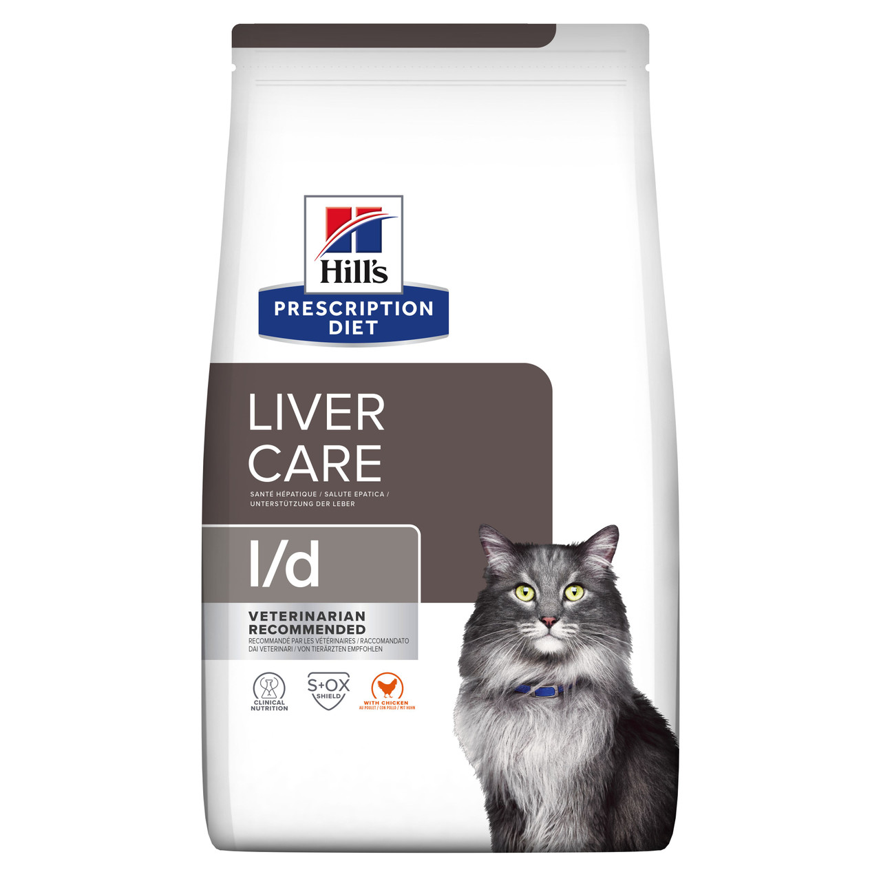 Prescription Diet l/d Liver Care Torrfoder till Katt med Kyckling – 1,5 kg