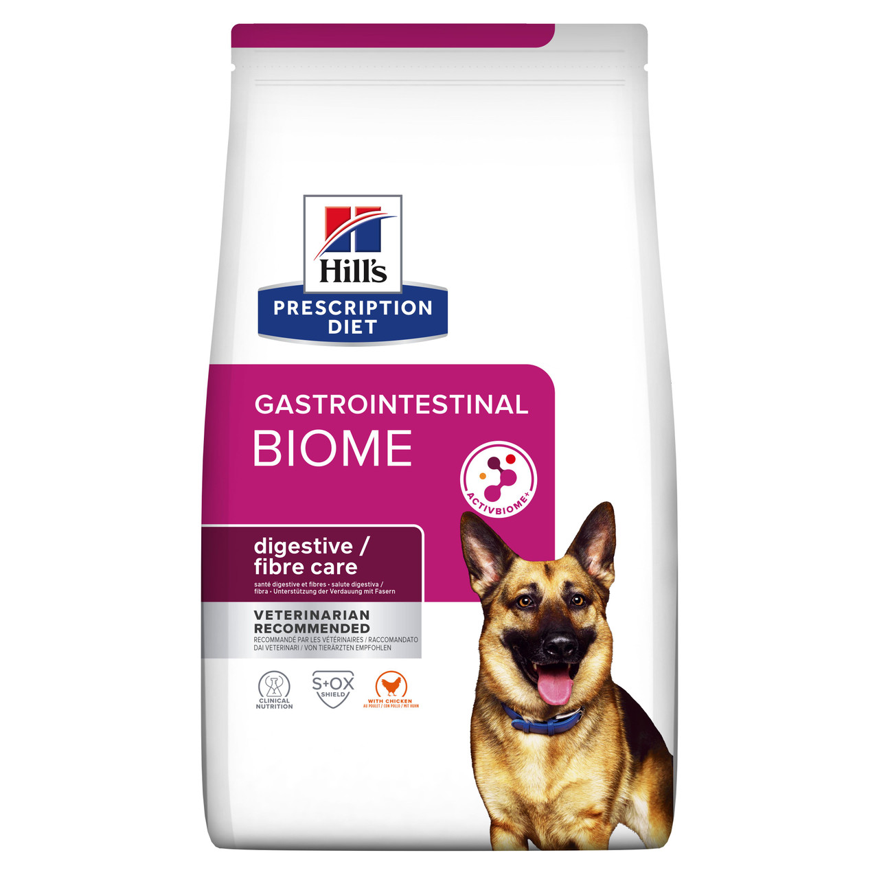 Presciption Diet Gastroinstestinal Biome Torrfoder till Hund med Kyckling – 4 kg