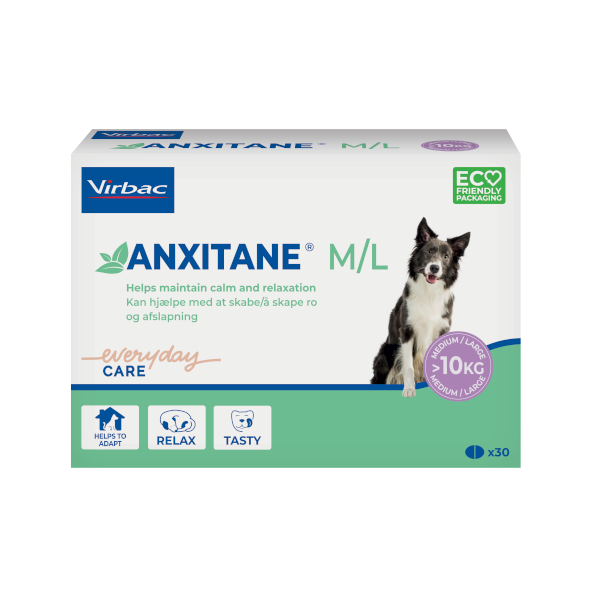 Anxitane fodertillskott - Medium/Large 30 tabletter