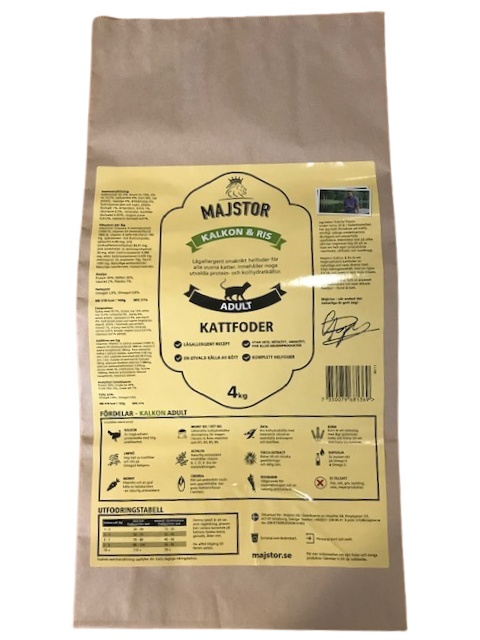 Kalkon & Ris Kattfoder – 2 kg