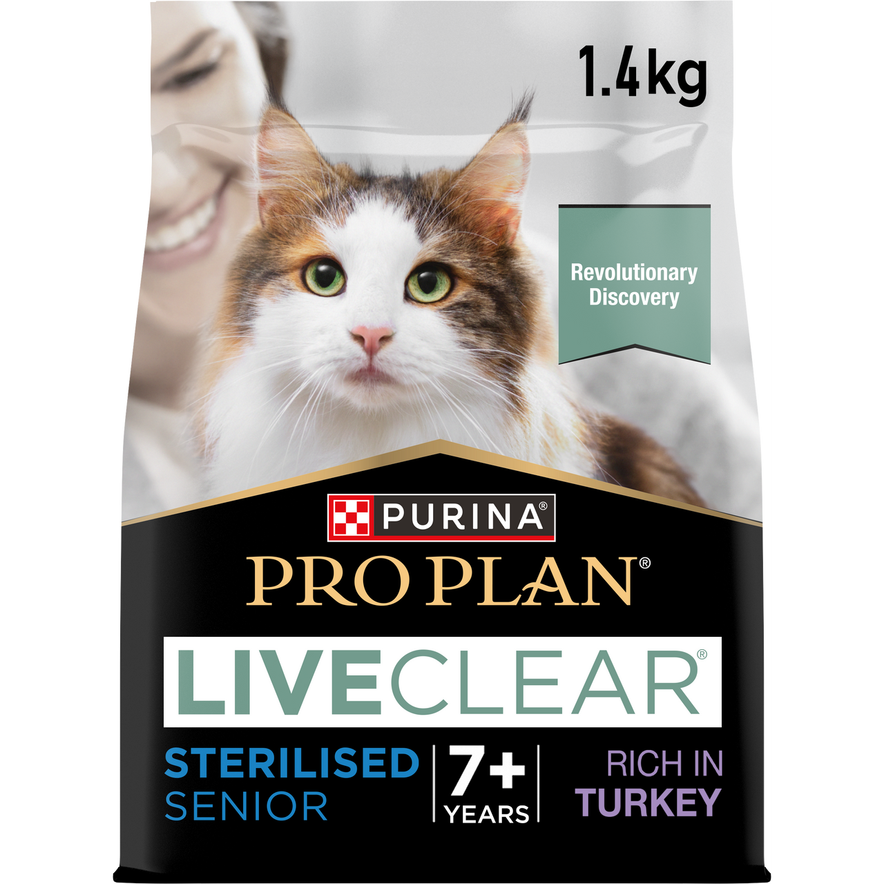 Adult 7+ Allergen Reducing Sterilised LIVECLEAR&reg; f&ouml;r Katt - 1,4 kg