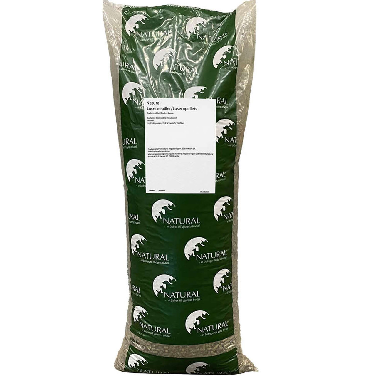 Natural Lucernpellets - 15 kg | Djurtyp - Häst - Hästfoder | DogStyle