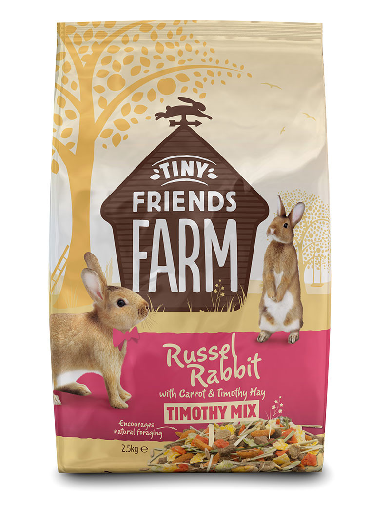 Russel Rabbit Timotej Smakrik Mix för Kanin – 2,5 kg