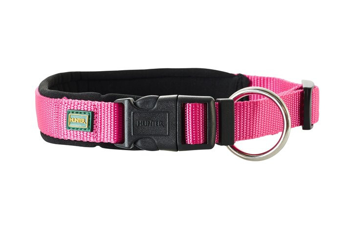 Neopren Vario Plus Hundhalsband – 55 cm / Cerise