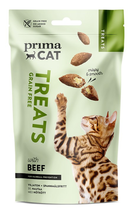 PrimaCat Kattgodis Anti-hårbollar – 40 g