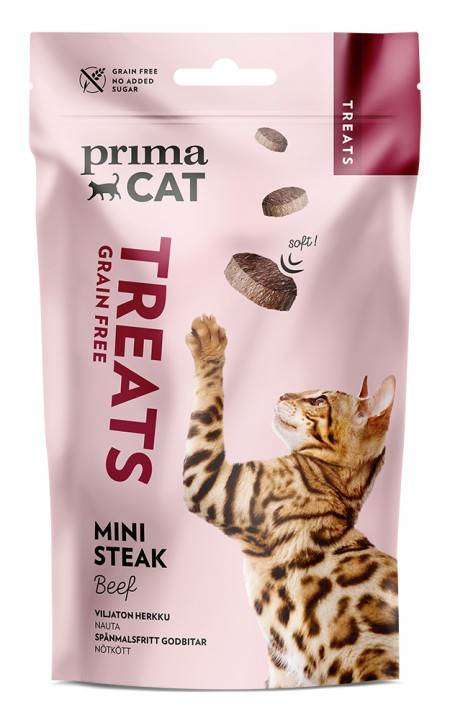 PrimaCat Kattgodis med Biffsmak – 50 g