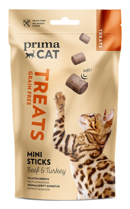 PrimaCat Kattgodis med Blandad Köttsmak – 50 g