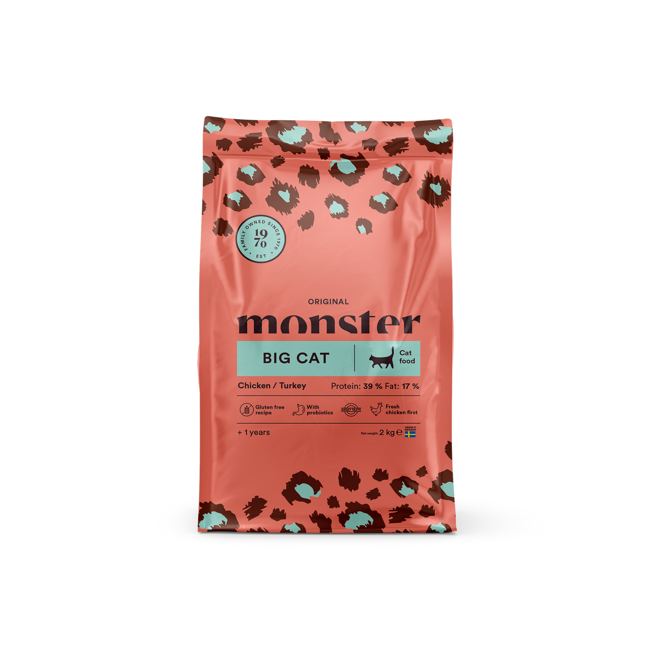 Big Cat Original Chicken & Turkey Torrfoder - 2 kg