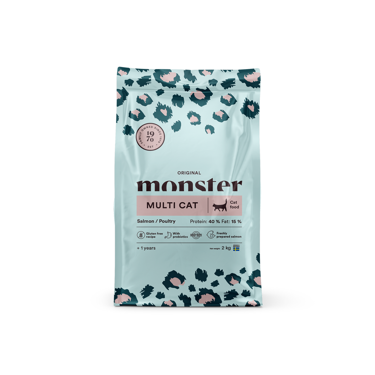 Original Adult Multicat Salmon &amp; Poultry - 2 kg