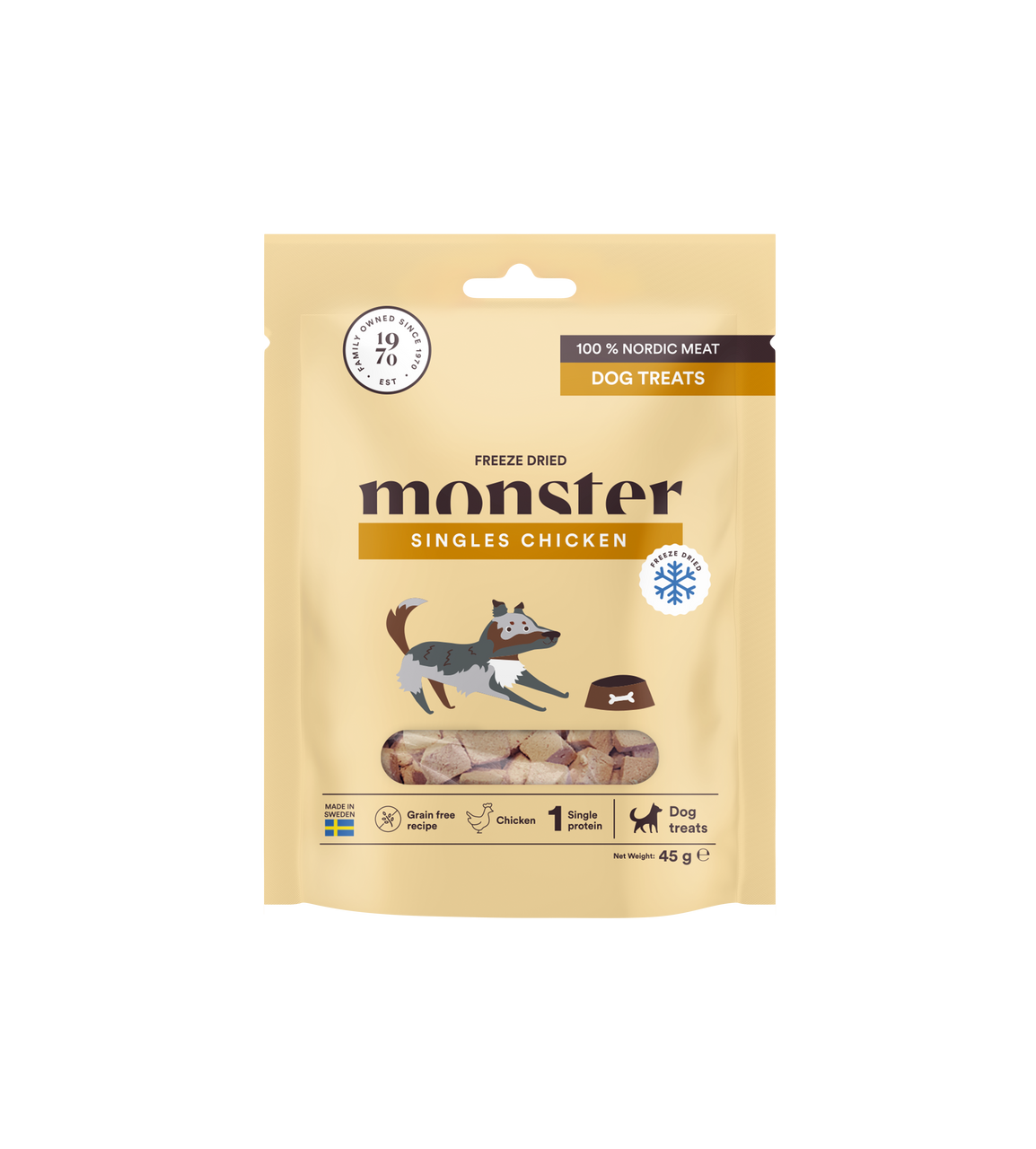 Dog Treats Freeze Dried Chicken - 45 g