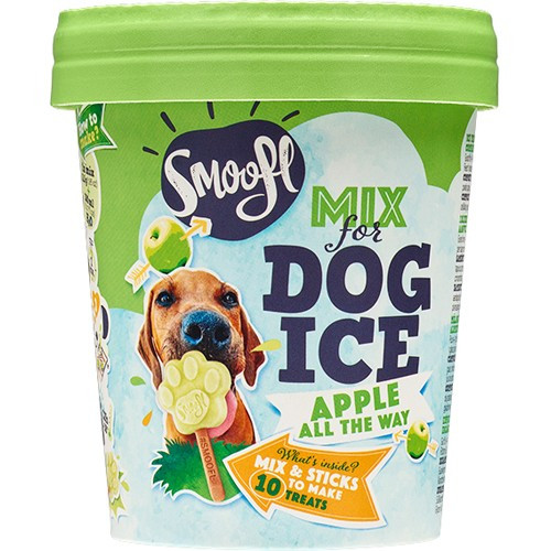 Smoofl Dog Ice Mix Äpple – Glassmix Äpple