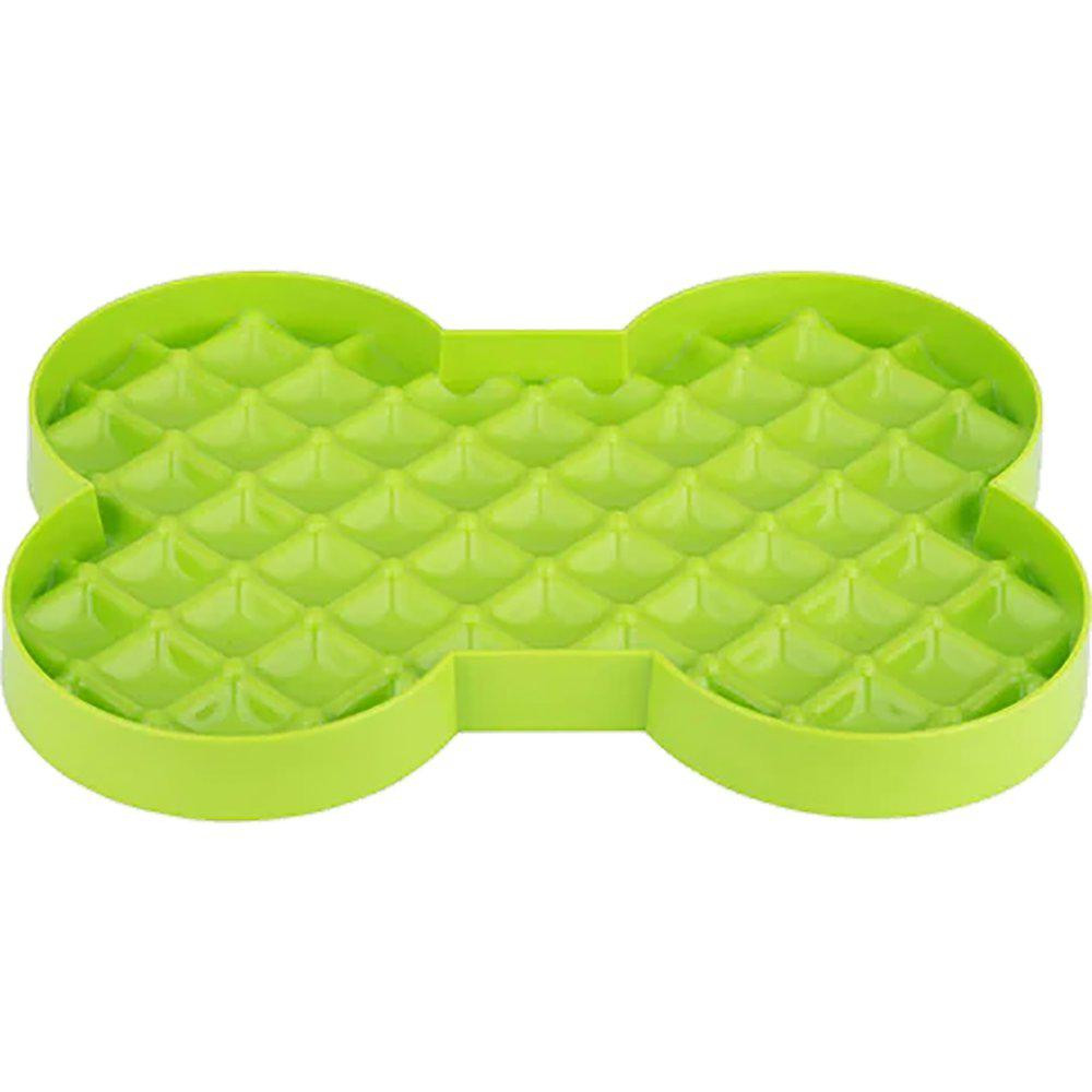 Lickimat Slickmatta Slow Feeder Plate – Grön