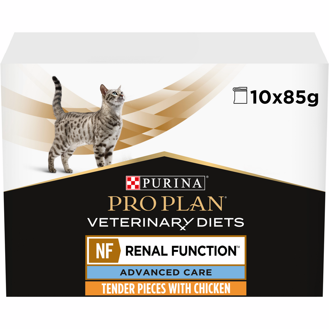 Veterinary Diets NF Renal Function Advanced Care Chicken Wet Kattfoder - 10 st x 85 g