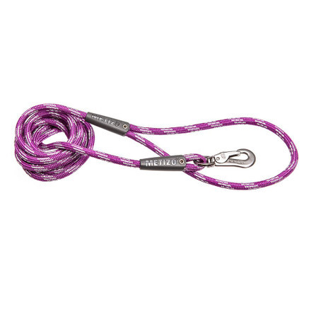 Koppel Runt m. Reflex, Pistolhake - Lila 5 m, 75 mm hake