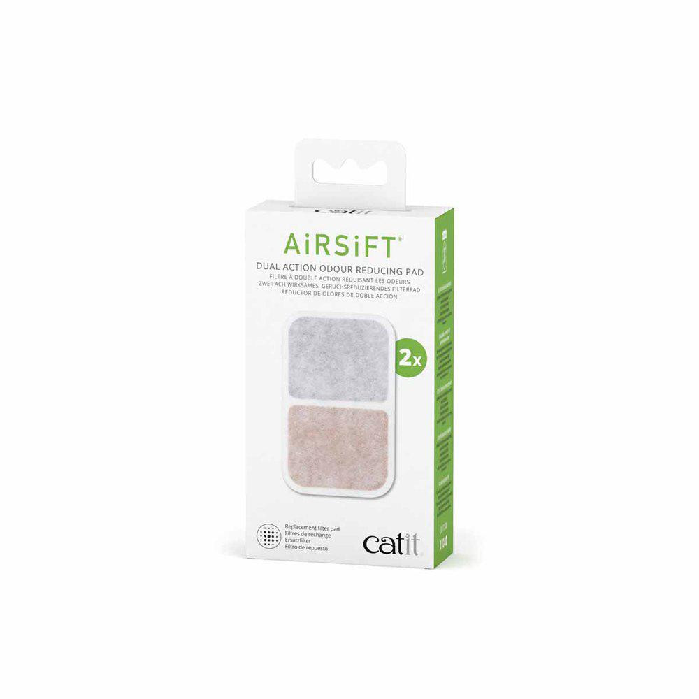 Kolfilter till  Catit Kattl&aring;da &Ouml;ppningsbar - Regular Filter 2-Pack
