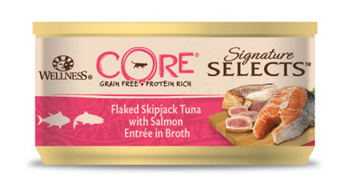 Cat SS Tuna & Salm Flaked - 24 x 79 g