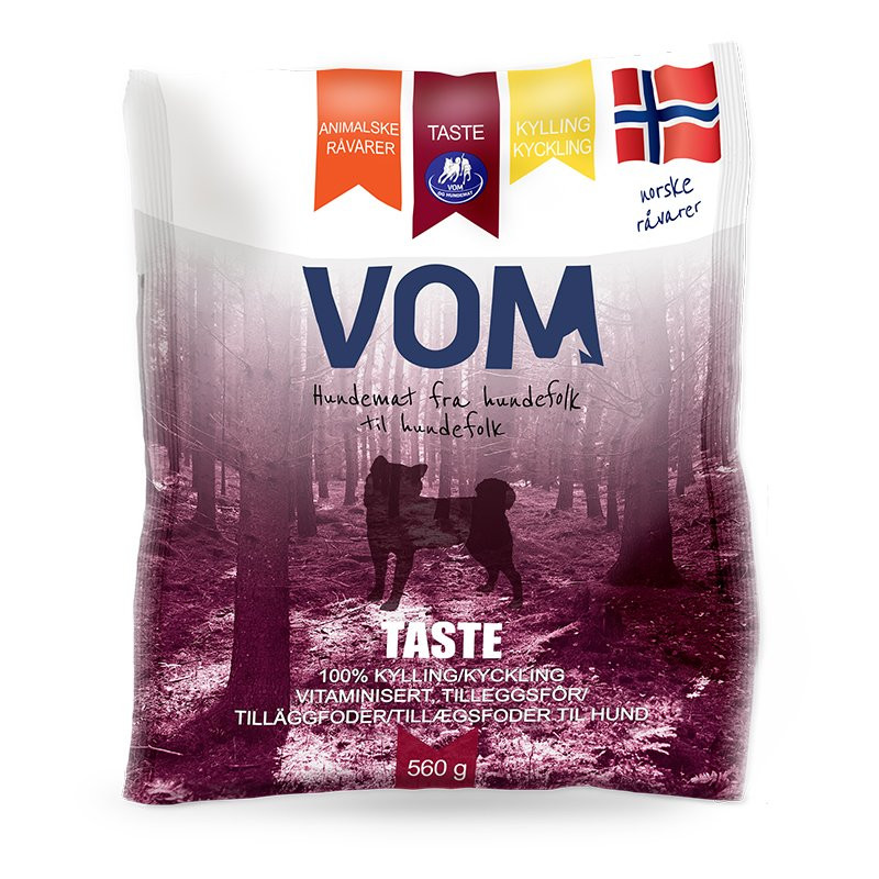 Vom og Hundemat Taste Kyckling Köttbullar – 4x560g