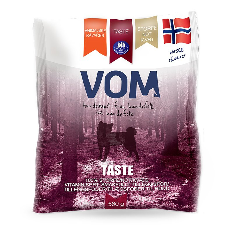 Vom og Hundemat Taste Nöt Köttbullar – 4 st x 560 g