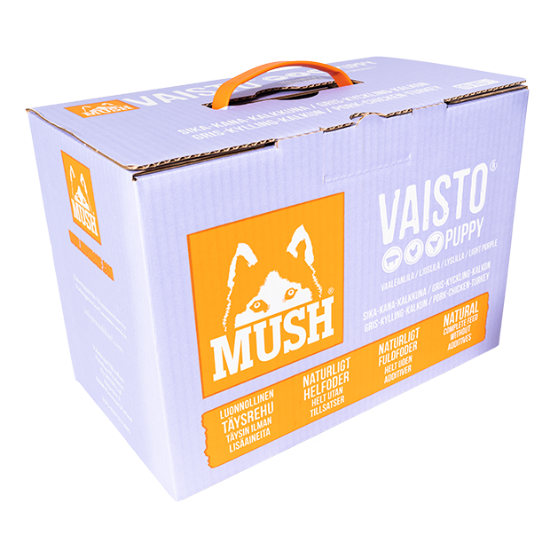 Vaisto® Puppy Gris, Kyckling & Kalkon Hundfoder - 10 kg