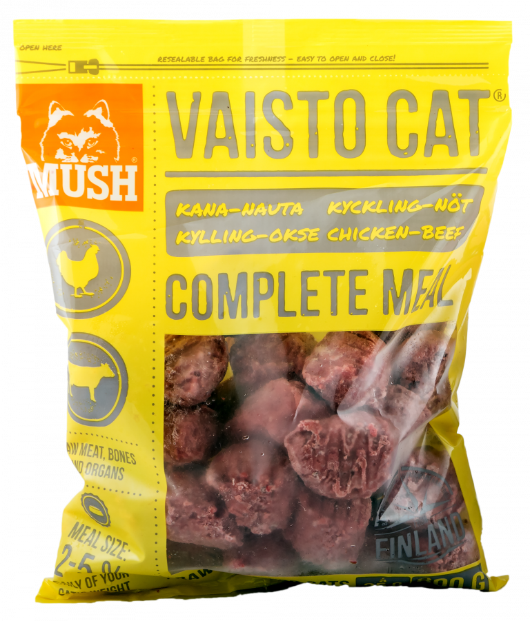 Vaisto Cat® Köttbullar Kyckling & Nöt – 4 st x 800 g