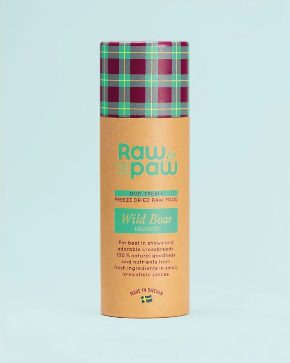 Raw for Paw Frystorkat Hundgodis Wild Boar – 45 g