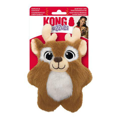 KONG Holiday Snuzzles Reindeer – S