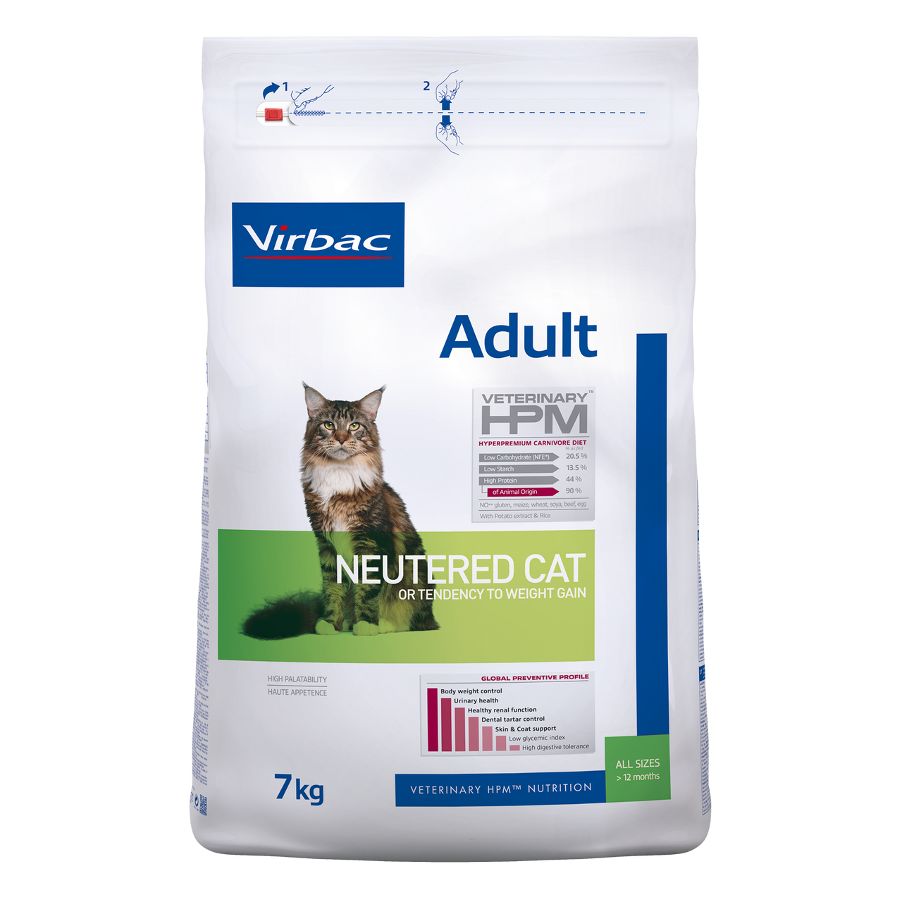 Adult Neutered Torrfoder till Katt - 7 kg