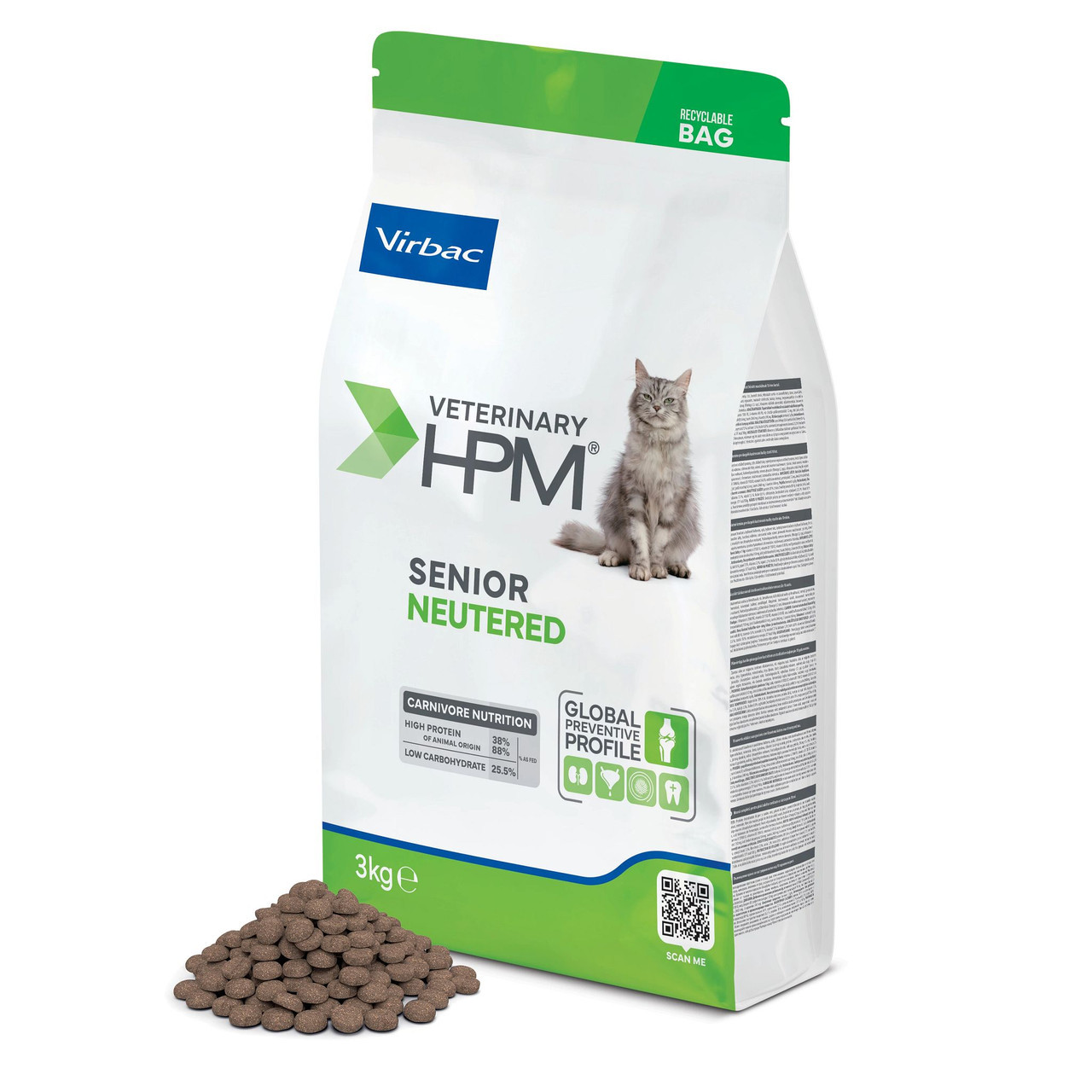 Senior Neutered Cat kattfoder - 3 kg