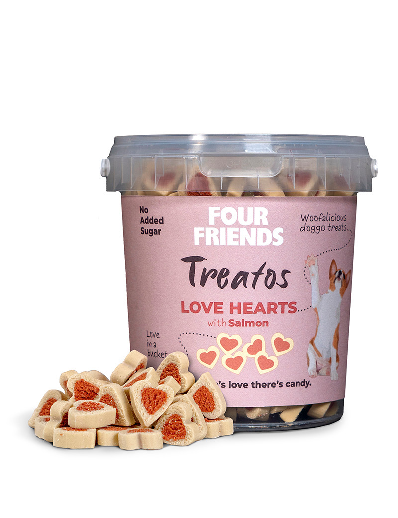 Treatos Love Hearts Hundgodis - Love Hearts