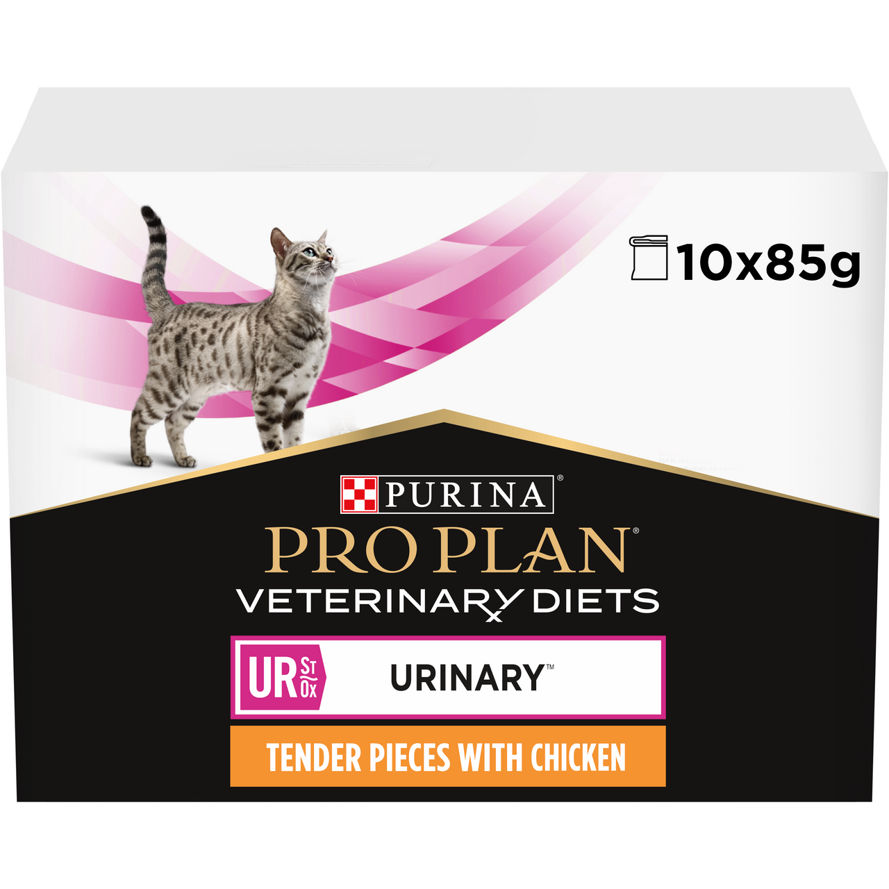 Veterinary Diets Feline UR St/Ox Urinary V&aring;tfoder f&ouml;r Katt - 10 st x 85 g