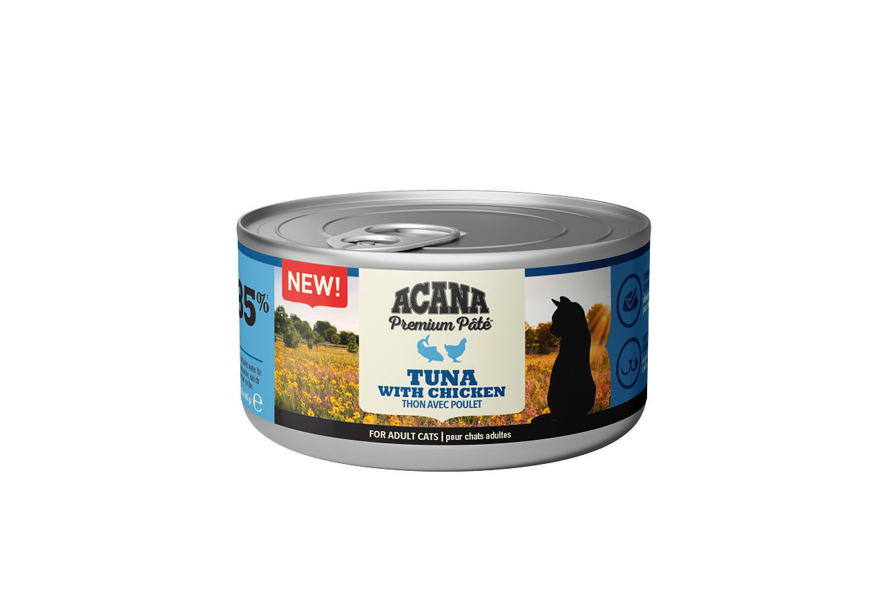 Premium Paté Tuna Våtfoder till Katt – 8 st x 85 g