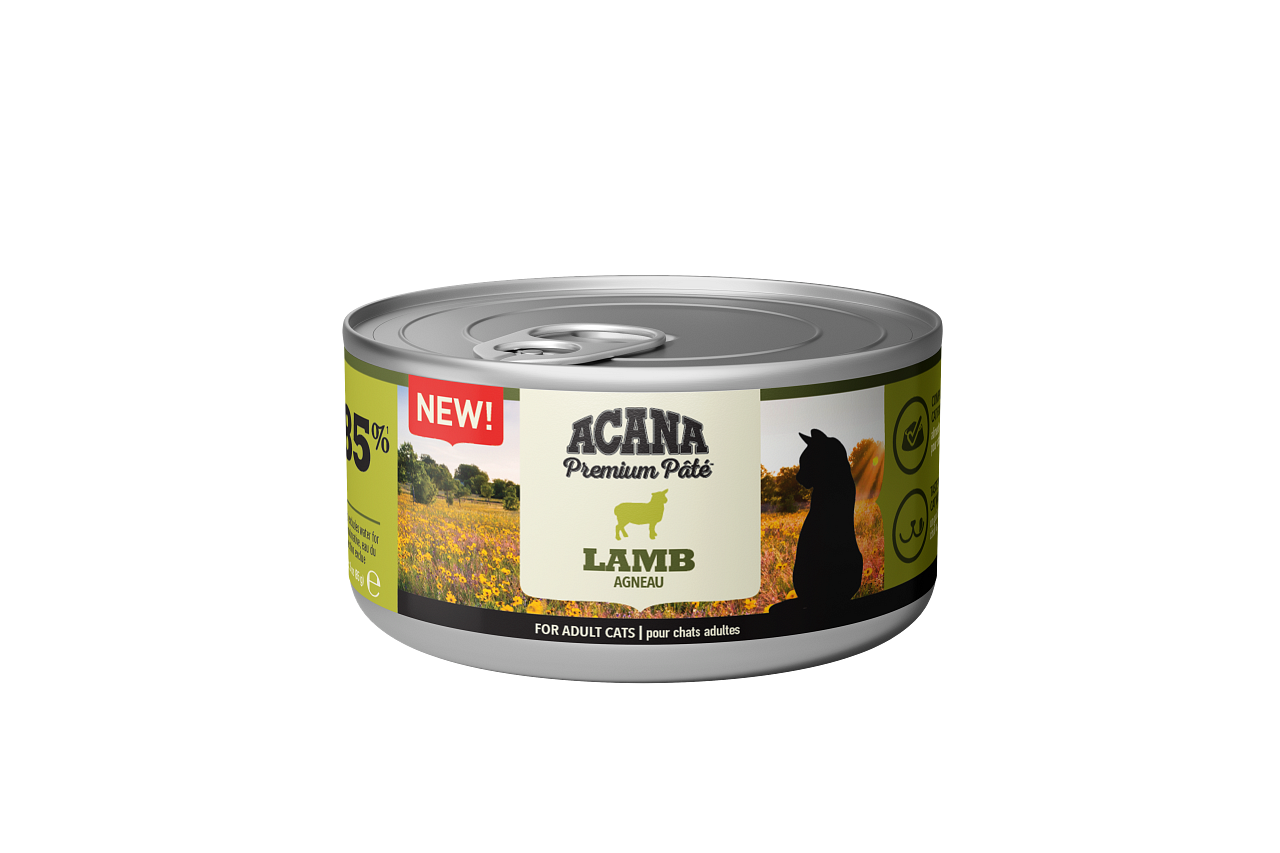 Premium Paté Lamb Våtfoder till Katt – 24 st x 85 g