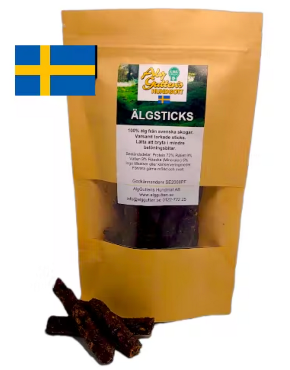 Svenska Älgsticks Spröda Belöningspinnar – 50 g